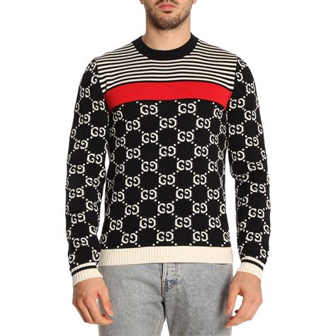 gucci jumpers mens|gucci cardigan sweaters for men.